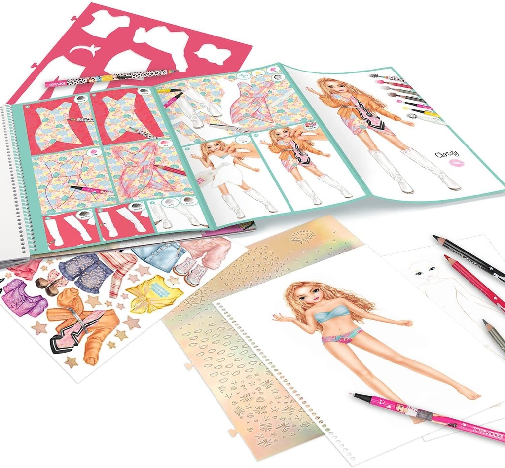 LIBRO COLOREAR ESPECIAL TOP MODEL
