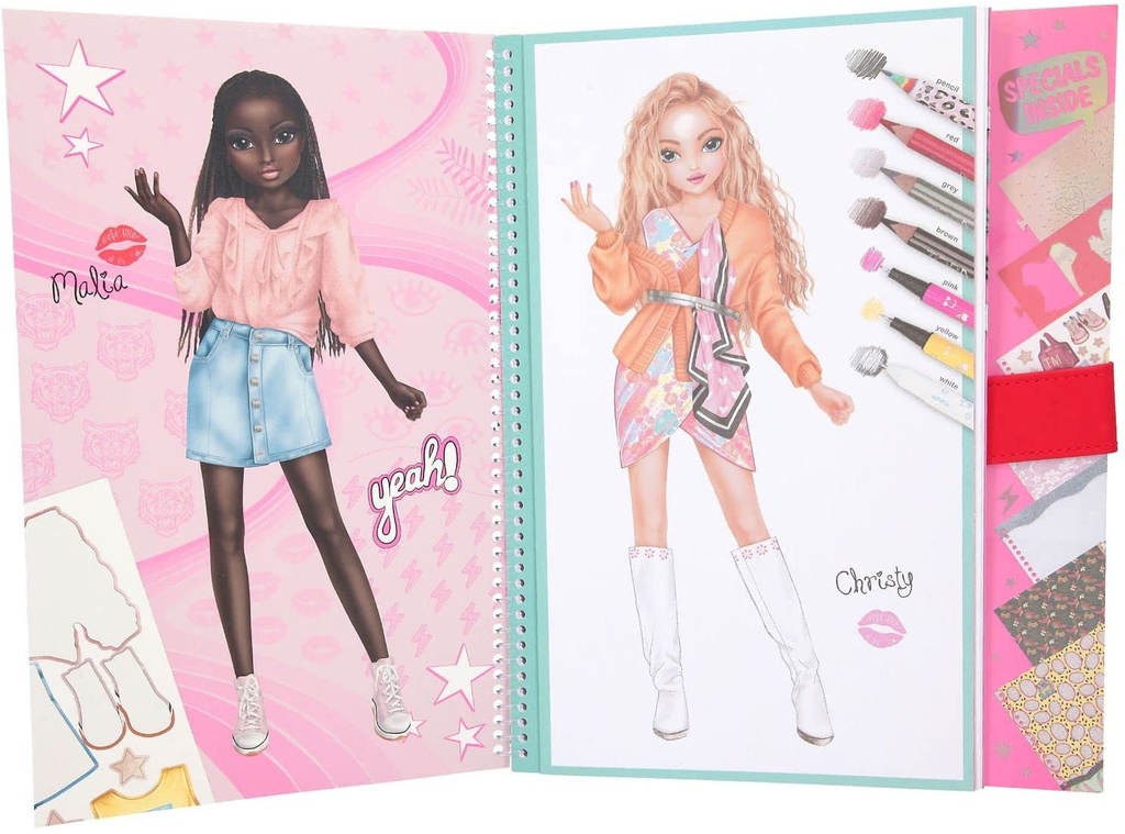 LIBRO COLOREAR ESPECIAL TOP MODEL