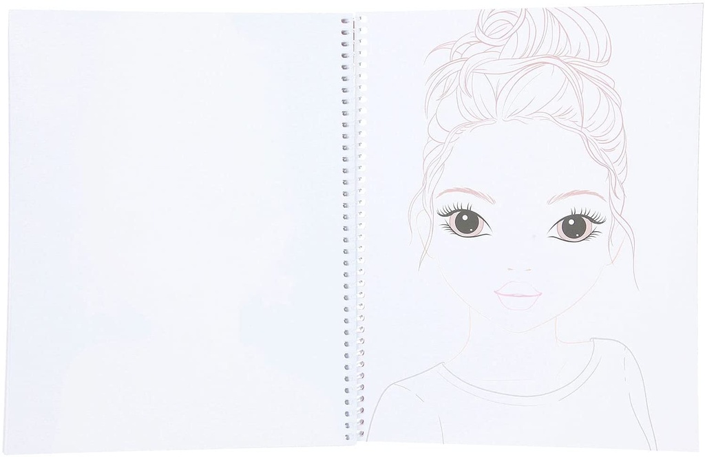 LIBRO COLOREAR MAKE-UP TOP MODEL