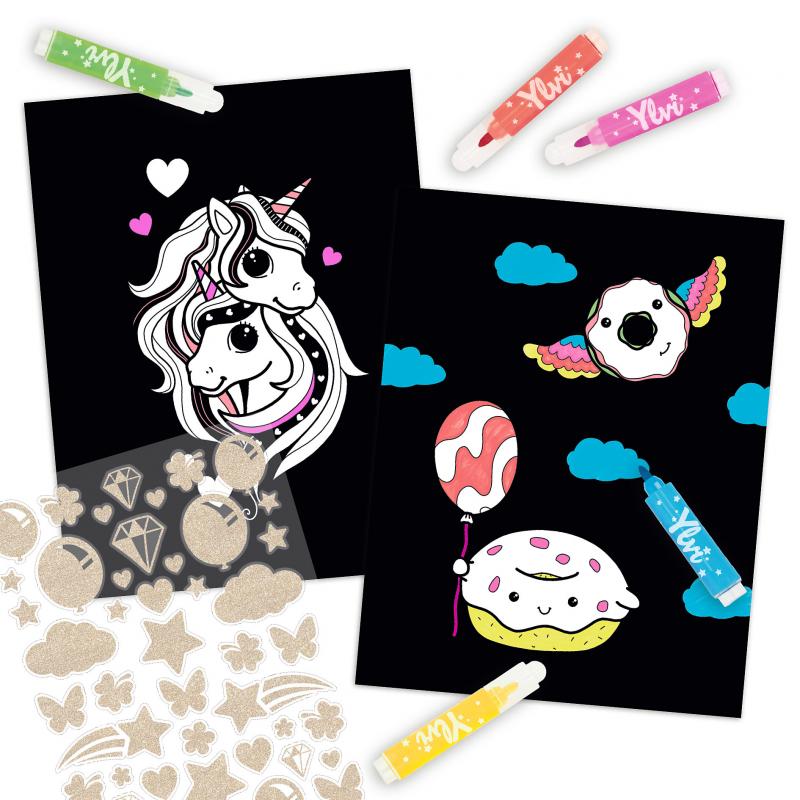 LIBRO COLOREAR NEON YLVI