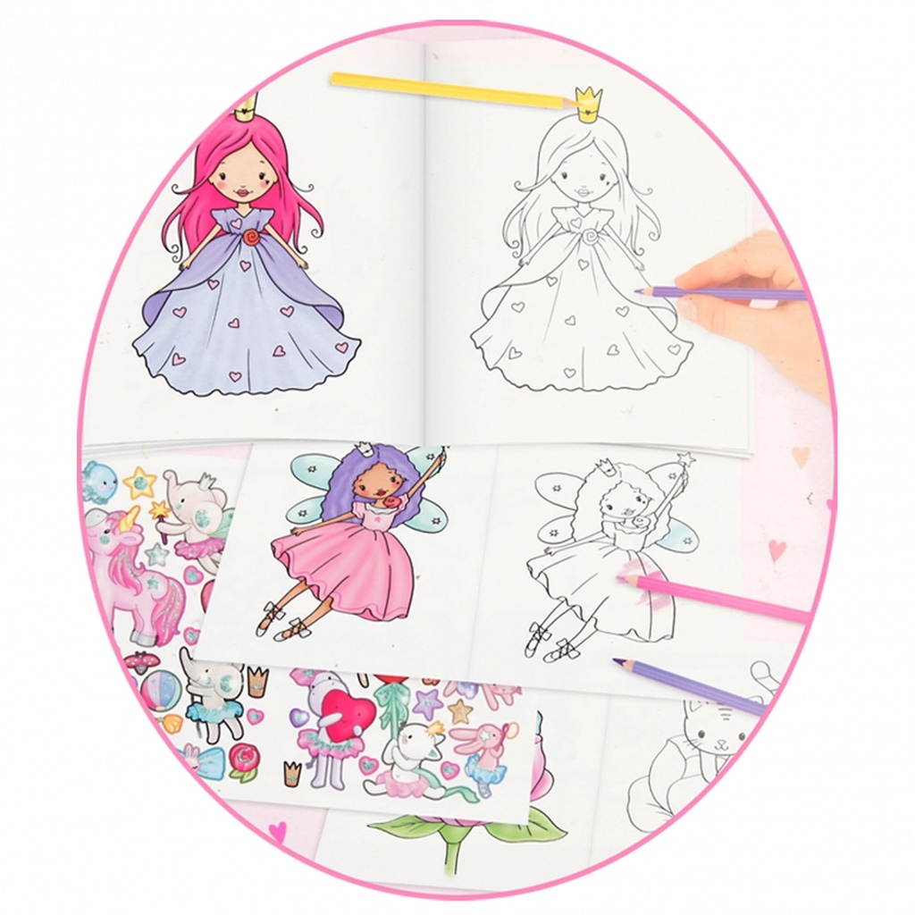 LIBRO COLOREAR PRINCESS MIMI