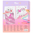 LIBRO COLOREAR UNICORNIO Y LENTEJUELAS YLVI