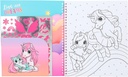 LIBRO COLOREAR UNICORNIO Y LENTEJUELAS YLVI