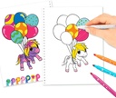 LIBRO COLOREAR+SET COLORES YLVI