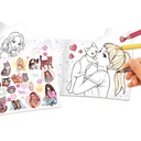 LIBRO PARA COLOREAR KITTY TOP MODEL