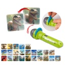 LINTERNA C/EFECTOS IMAGEN DINO WORLD