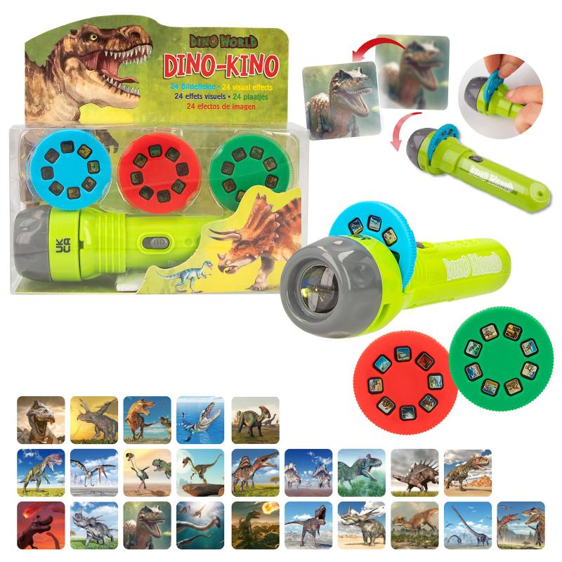 LINTERNA C/EFECTOS IMAGEN DINO WORLD