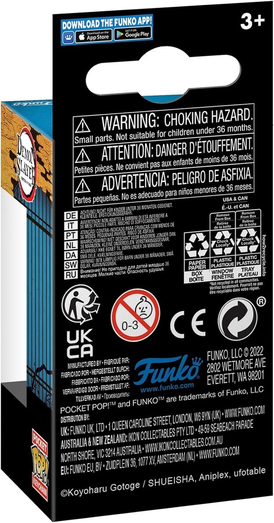 LLAVERO POP DEMON SL.TANJIRO BD