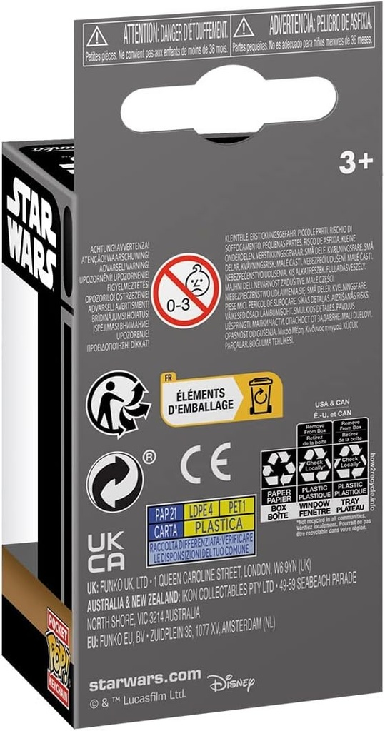 LLAVERO POP STAR WARS LUKE S.