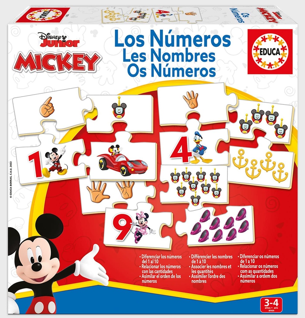 LOS NUMEROS MICKEY & FRIENDS