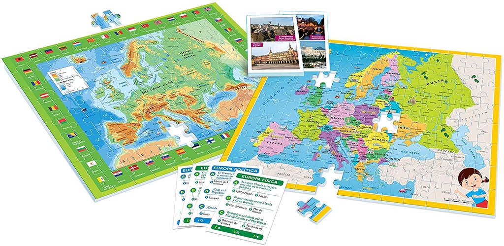 MAPA GEO DESCUBRE EUROPA