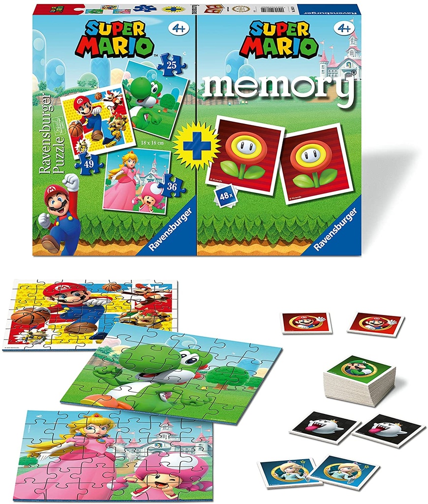 MEMORY+3 PUZZLES SUPER MARIO