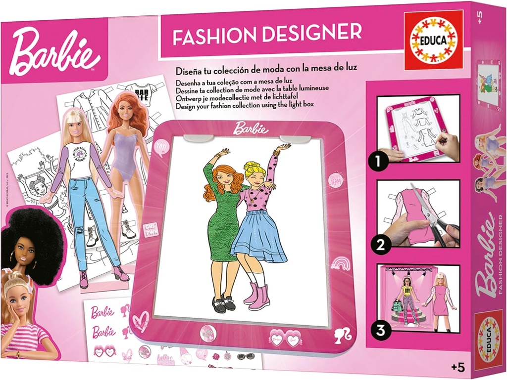 MESA DE LUZ BARBIE