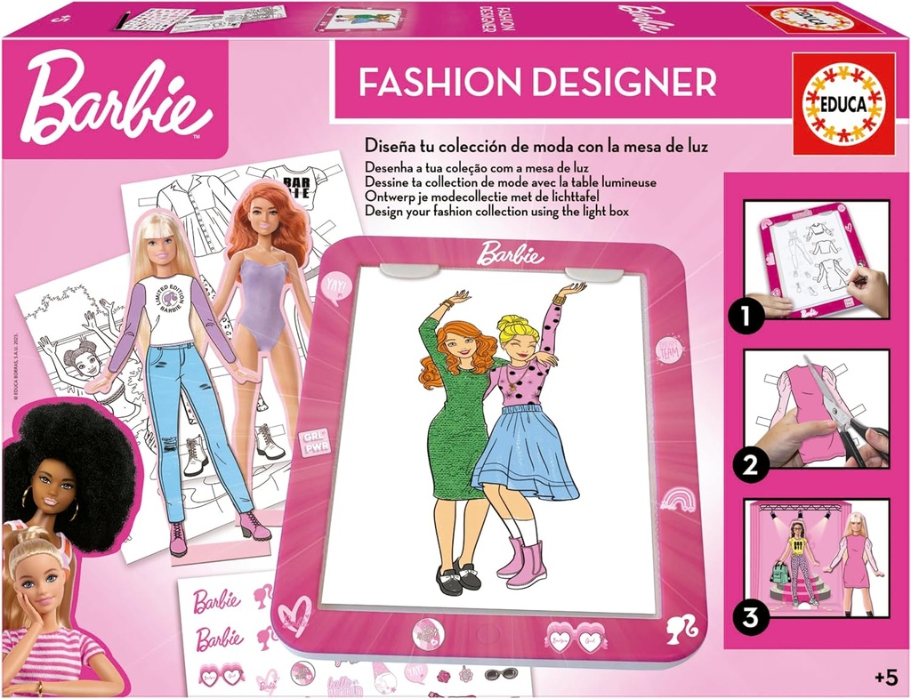 MESA DE LUZ BARBIE
