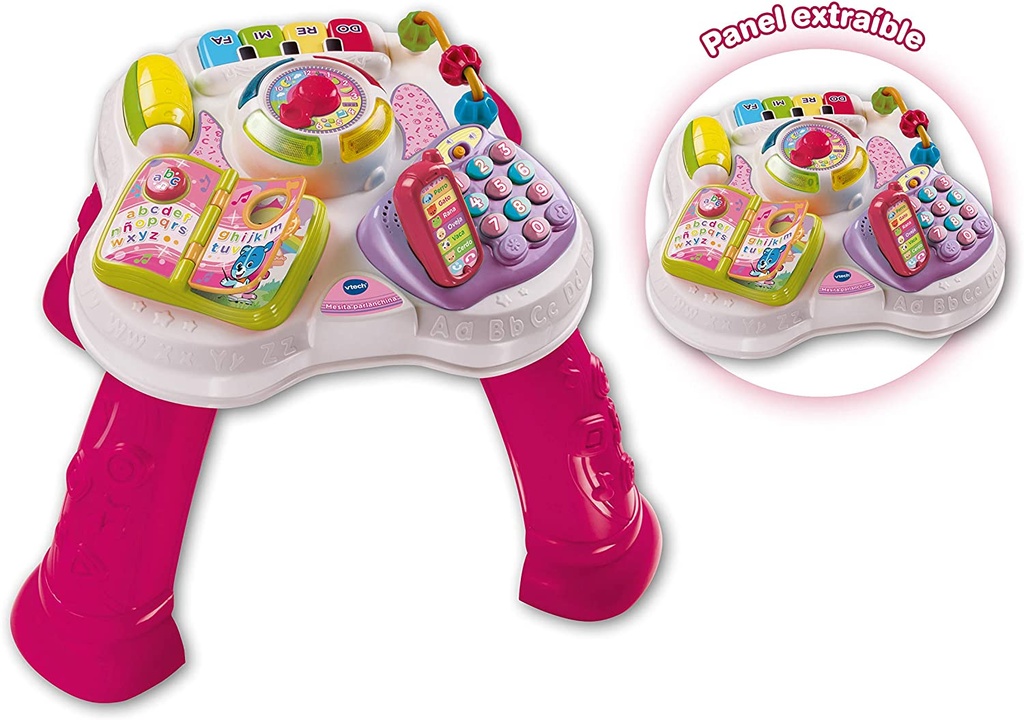 MESITA PARLANCHINA 2 EN 1 ROSA