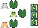 MINECRAFT FROG 8 CM.