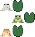MINECRAFT FROG 8 CM.