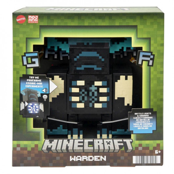 MINECRAFT WARDEN LUCES Y SON.