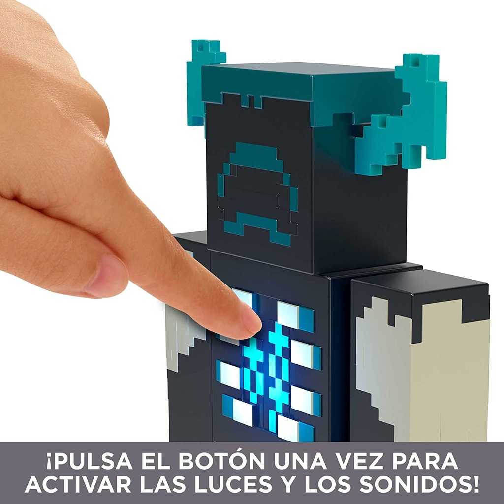 MINECRAFT WARDEN LUCES Y SON.