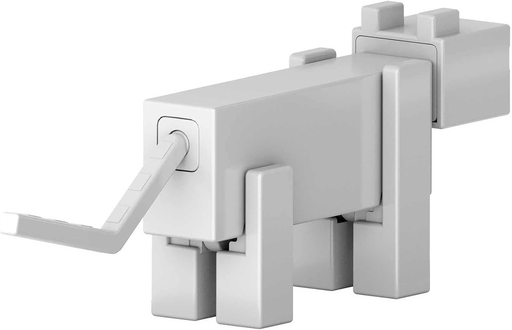 MINECRAFT WHITE CAT 8 CM.
