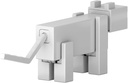 MINECRAFT WHITE CAT 8 CM.