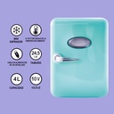 MINI NEVERA AZUL TURQUESA