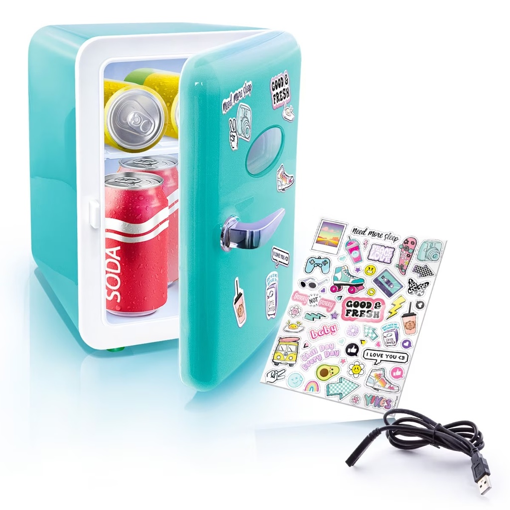 MINI NEVERA AZUL TURQUESA