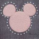 MOCHILA MICKEY STUDS 28 CM.