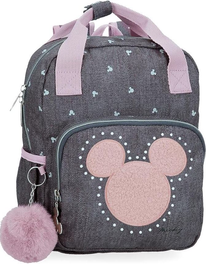 MOCHILA MICKEY STUDS 28 CM.