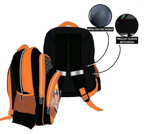 MOCHILA NARUTO 42x27x20