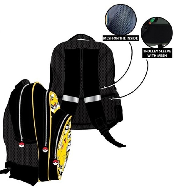 MOCHILA POKEMON PIKACHU