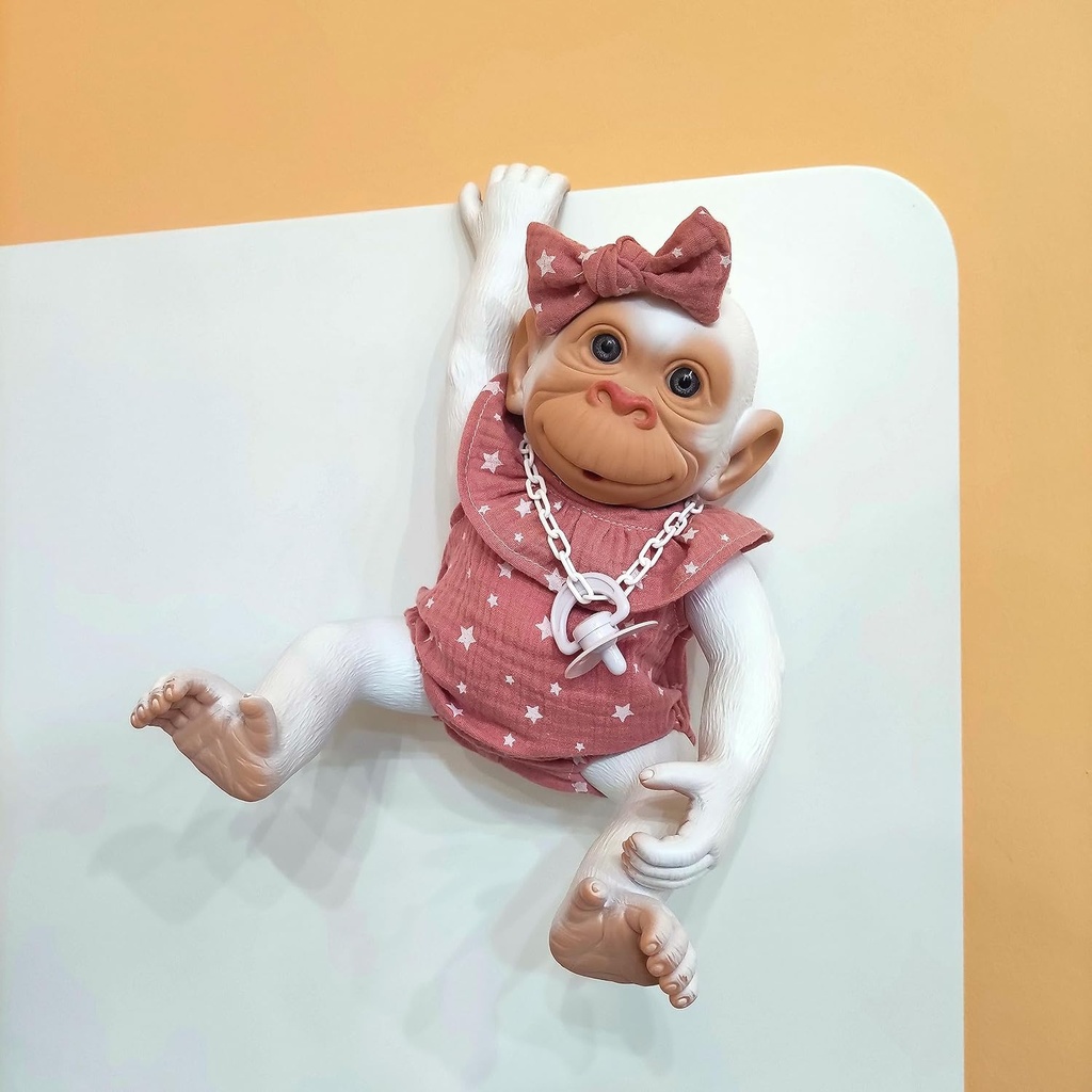 MONO REBORN BLANCO PEL.ROSA