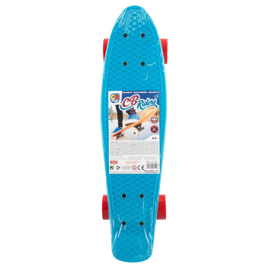 MONOPATIN PLASTICO 55 CM. SURT.