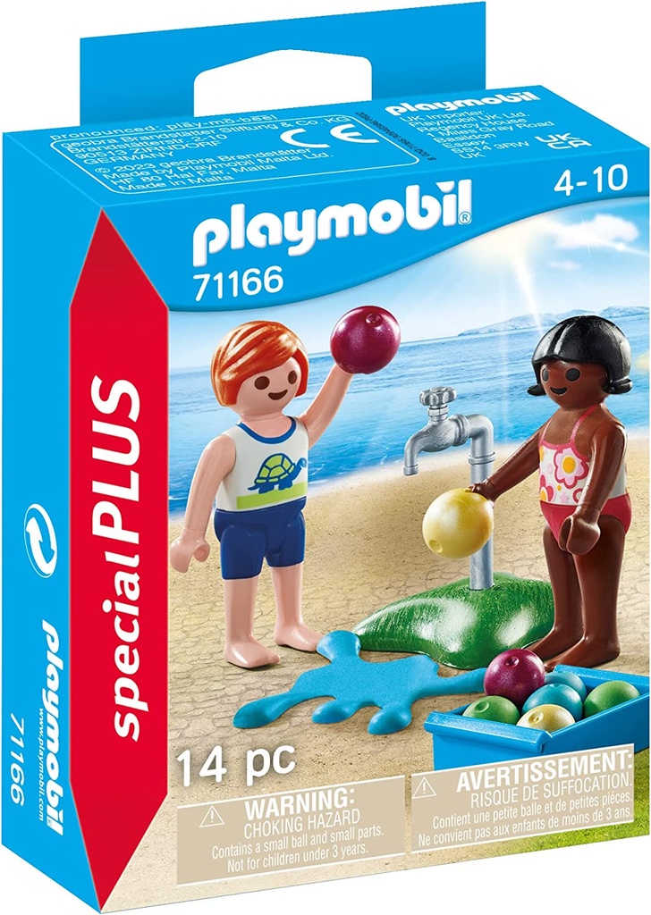 NIÑOS CON GLOBOS DE AGUA