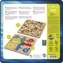 PARCHIS/OCA MADERA CAJA MET.