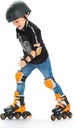 PATINES 4 EN LINEA NARANJA