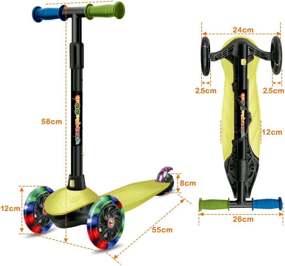 PATINETE LUCES LED NEON