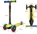 PATINETE LUCES LED NEON