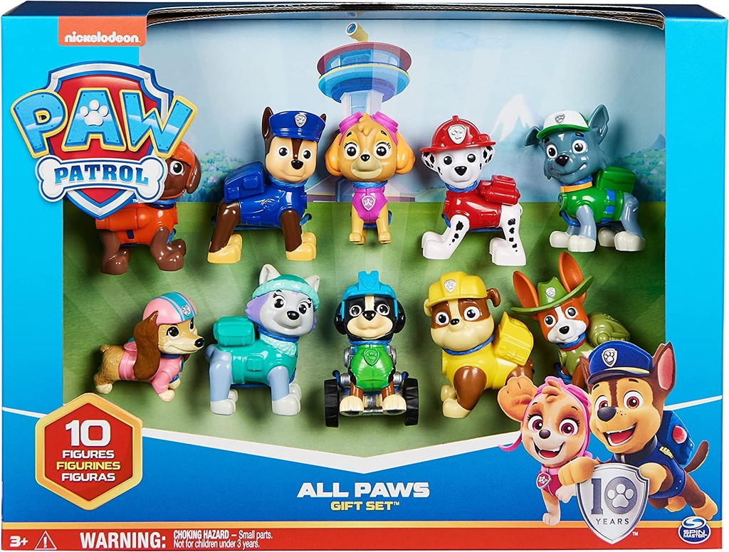 PAW PATROL PACK FIGURAS 10 ANIV.