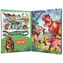 PEGATINAS C/RELIEVE DINO WORLD
