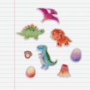 PEGATINAS DINOSAURIOS BABY