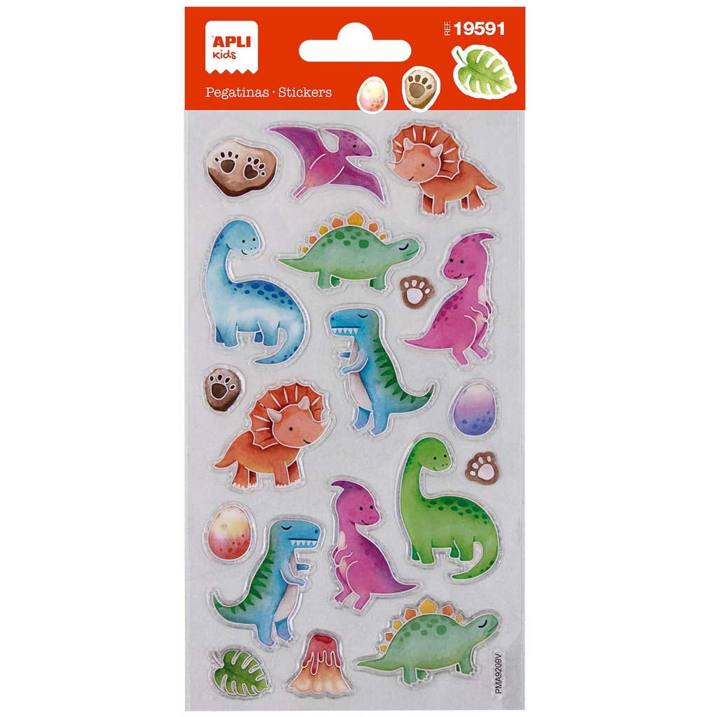 PEGATINAS DINOSAURIOS BABY
