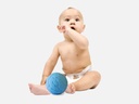 PELOTA SENSORIAL TURQ./AMAR.