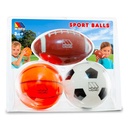 PELOTAS DE DEPORTE (SET 3)