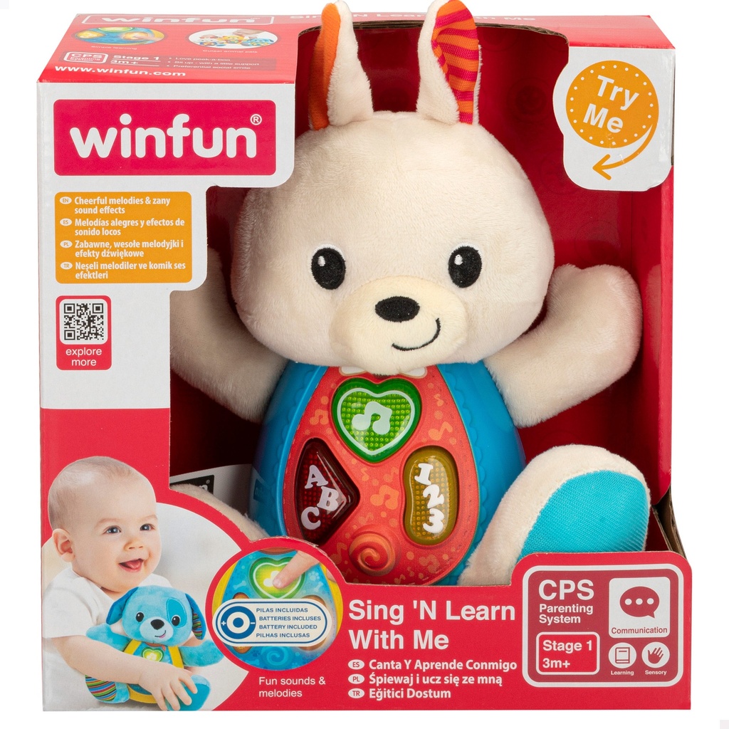 PELUCHE LUZ Y SONIDO SURT.