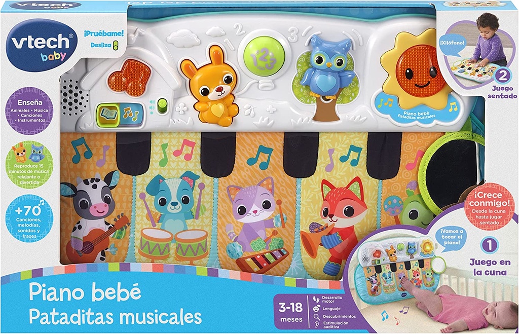 PIANO BEBE PATADITAS MUSICALES