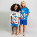 PIJAMA CORTO SONIC AZUL OSC.12