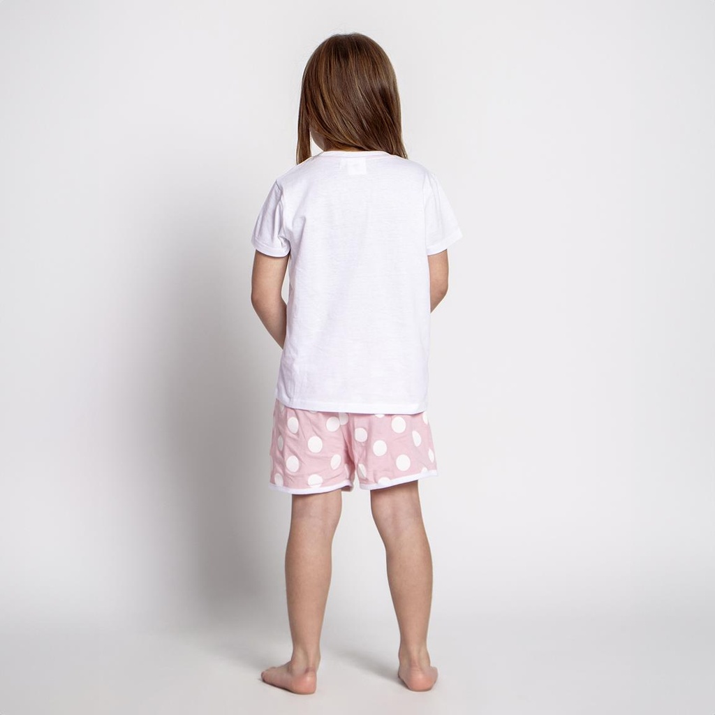 PIJAMA M/C.MINNIE ROSA T.3