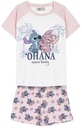 PIJAMA M/C.STITCH ROSA T.14