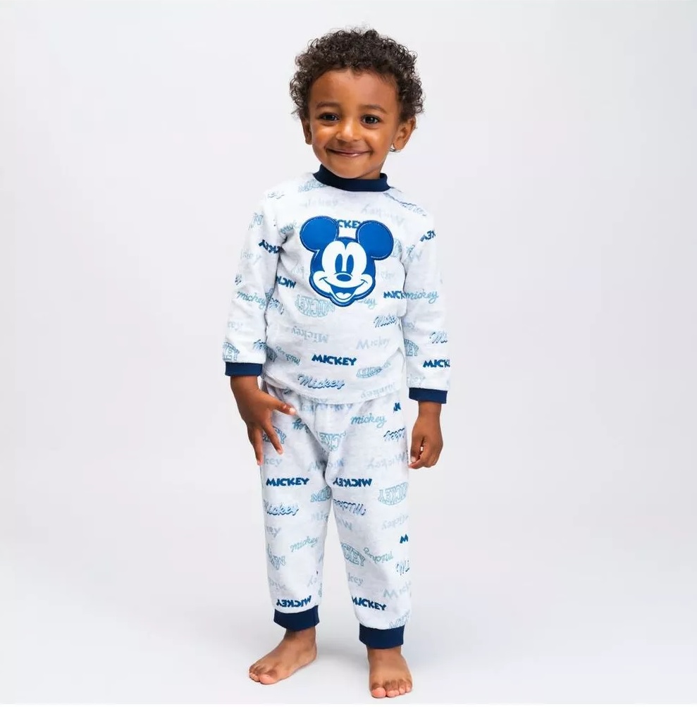 PIJAMA MICKEY GRIS T.18 M.
